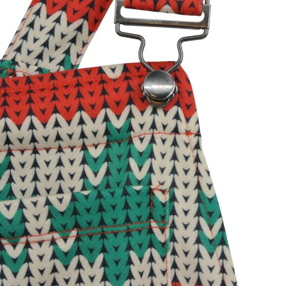 Shinesty Holiday Knit-Print Overalls w/ Bottle Opener (Size S) - Picture 6 of 14